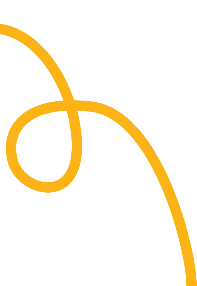 Una línea curva en color naranja sobre un fondo blanco, creando un diseño simple y dinámico.